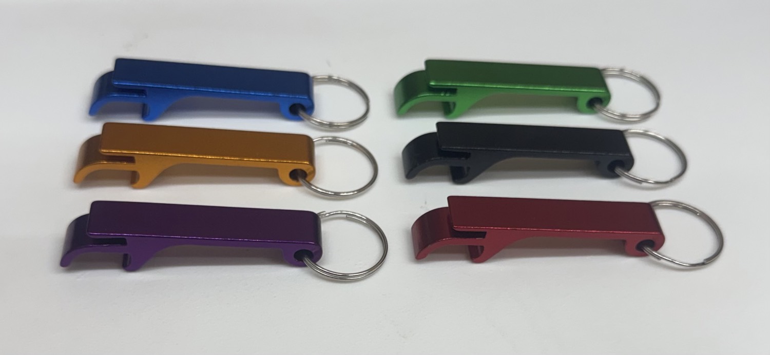 Personalized Aluminum Bottle Opener Keychain