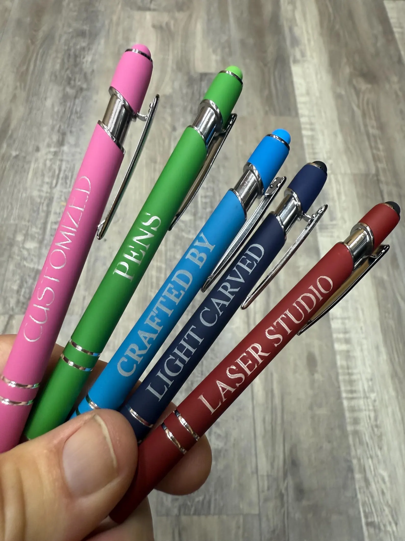 Custom engraved pens