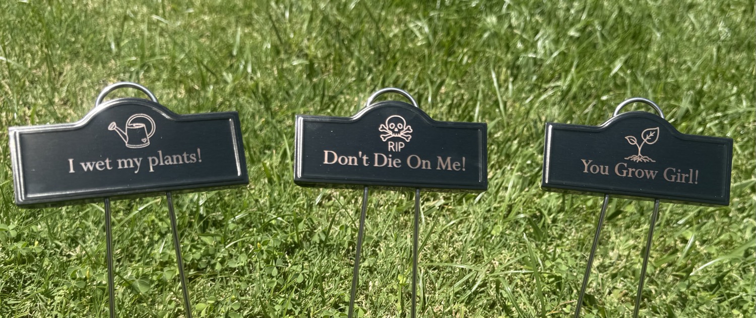 Funny Plant Tag 3-Pack