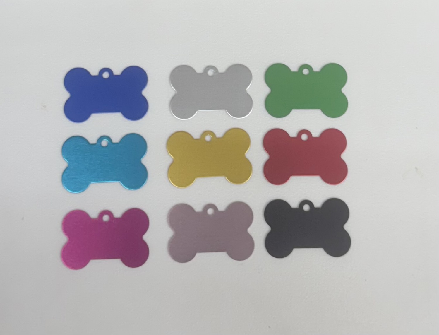 Personalized Aluminum Pet Bone Tags